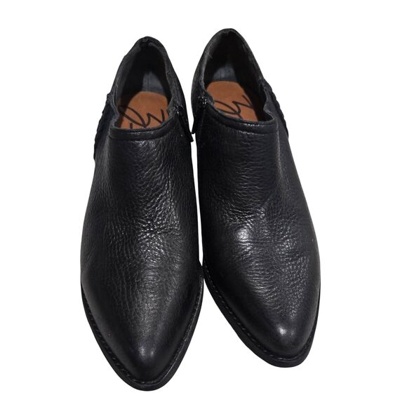 Zodiac Women's Ava Pointed-Toe Shooties Booties Size 8 Black Leather Western - Picture 3 of 6